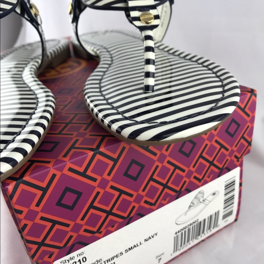 NWT Tory Burch Miller Sandal Patent Leather 7.5/8 - Picture 7 of 8